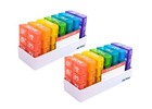 Large Weekly Pill Organizer 8x A Day - 7 Day Medicine Box With Holder Tray  Mult