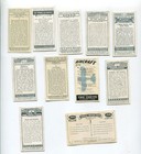 11 Different Mixed English Cigarette Collector Vintage Tobacco Card Lot