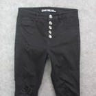 Empyre Drea High Rise Jeans Womens 7 Distressed Skinny Button Fly Pants Denim