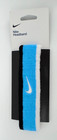 Nike Swoosh Headband Adult Dri-fit Black baltic Blue white