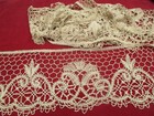 Antique Victorian Bobbin Lace Flounce
