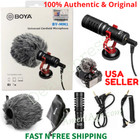Boya By-mm1 Universal Cardioid Shotgun Microphone Dslr Nikon Canon Smart Phones 