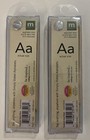 2 - Making Memories Simply Stated Alphabet Rub Ons Black Lower upper  613 Char  