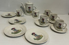 Vtg Children s Tea Set Complete In Original Box 1960 s Rare 1 Damaged Box As Is