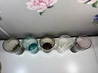    vtg Coca-cola Mcdonalds Contour Glasses Lot Of 5 Multicolor Embossed Tumblers   