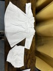 Vintage Disney Winnie The Pooh Baby Girls 2pc Dress   Bloomers Set 0-3m White