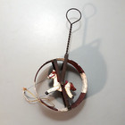 Vintage Metal Horse Wheel Push Pull Toy Primitive Farmhouse 7 