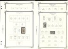 French India Stamp Collection On 25 Scott Specialty Pages  1892-1954   bb 