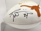 Texas Longhorns Ricky Williams Signed Leather Team Football Inscription Coa
