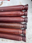 6 Vtg Balusters Wood Architectural Salvage Spindle Post 12 25    Tall Crafter  a 