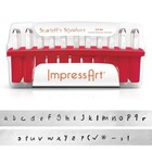 New Impressart Metal Stamping - Scarlett s Signature 33 Pc- Stamp Straight Tape