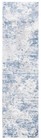 Safavieh Amelia Collection Runner - 2 2  X 8   Dark Blue   Grey  Modern Abstract