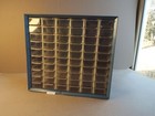 Vtg 60 Drawer Akro Mils Metal Parts Storage Cabinet Organizer Usa Nice    read 