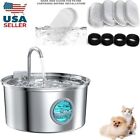 Stainless Steel Cat Water Fountain 3 2l Pet Drinking Fountain Dispenser For Dogs