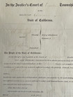 Mining Eureka Nevada  Document Sheriff 1872