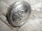 Bizarre Vintage Scottish Sterling Silver Snuff Box Glasgow Baby W Bird Sacrifice