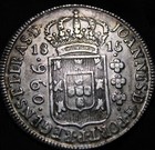 Brazil 1815  960 Reis  Silver   625-1125