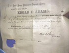 1873 Freemason Master Mason Worship Edgar Adams Lodge 167 New Orleans Masonic