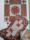 Pinwheel Poinsettias Quilting Pattern Table Runners And Topper Christmas Winter