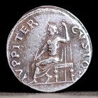 67-68 Ad Ancient Roman Coin Emperor Nero - Silver Plated Denarius 19mm