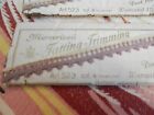 2 Packages Vintage Tatting Trimming Mercerized Dust Proof 3 Yards Each