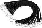 50 Pack Of 21  Heavy Duty Rubber Tarp Tie Down Straps Bungee Cord Flatbed Truck