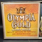 Olympia Gold Beer Lighted Sign Advertising 1970 s 21 X 14 Works