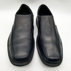 Nunn Bush Mens 81808-001 Black Leather Slip On Loafer Dress Shoes Size 8 M