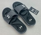 Under Armour Women s Black Slides Adjustable Strap Size 9 New With Tag