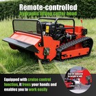 15hp Remote Control Lawn Mower Crawler Brush Cutter 65   Climbing