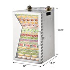 12h Setting 18 Trays Food Dehydrator Machine 304 Stainless Steel Commercial
