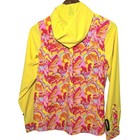 Jolly Gear Triple Crown Button Down Sun Hoodie Psychedelic Floral Womens Small