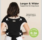 Baby Carrier Sling Newborn To Toddler Wrap Keababies Adjustable D-lite Black