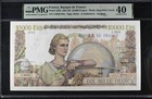 France 10000 Francs 1952 Pick   132d  Pmg 40 Extremely Fine 