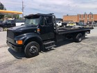 Black International Flatbed Rollback Tow Truck For Sale 444e 7 3 Diesel Auto