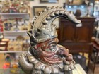 Rare Antique Late 19th Century Cast Iron Mr Punch   Toby Doorstop