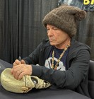 Bruce Dickinson Autograph Signed Eddie Mask Inscription Run To The Hills  Proof