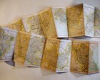 1943 Pocket Folding Map Of Greater Tokyo Japan Sh  eid   Vintage Map