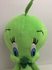 Warner Brothers Loony Tunes Nanco Green Tweety Bird  Plush Stuffed Animal 14 