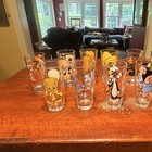 Pepsi Looney Tunes 12oz Painted Glasses Lot Of 15