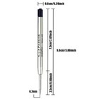3blue 3black Ballpoint Pen Ink Refills Fine Point For Parker Style Replace