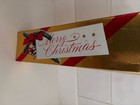   Vtg  Mid Century Camel Cigarette Foil Season   s Greeting Holiday Carton Sleeve