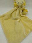 Yellow Spotted Giraffe Plush Lovey Security Baby Blanket