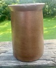 John Hunt s   Premium   Sweet   Apple Butter Stoneware Jar 1850-60 Cincinnati