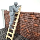 World War 2 British Commando On Ladder Raid 3d Toy Soldier 1 32 Scale Ww2 Figure