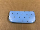 Vintage Travel Grooming manicure Set - German Ground Leather Case - Blue