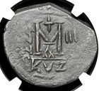 Byzantine  Heraclius  Ad 610-641     Follis  Cyzicus  Ngc Vf