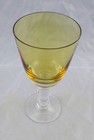 William Yeoward Fanny Amber Crystal Wine Water Goblet England Multiple Available
