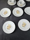 Vintage Porcelain Japanese Child Size Mini Tea Set 18 Pieces  Floral Rose Theme