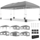10x20ft Heavy Duty Pop Up Canopy Tent  instant Shelter With Removable Sidewalls